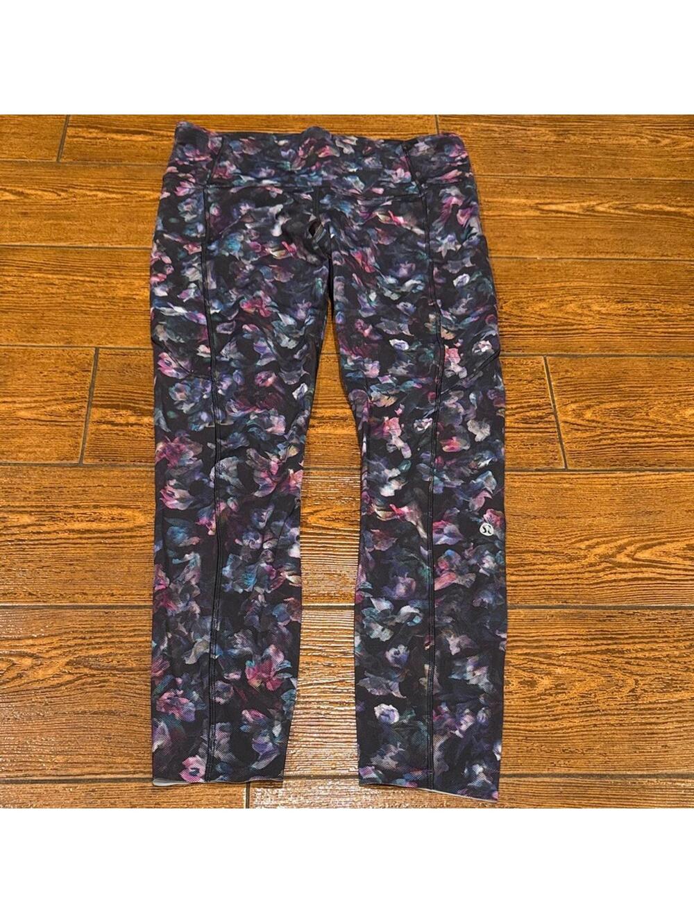 Lululemon floral leggings size 8